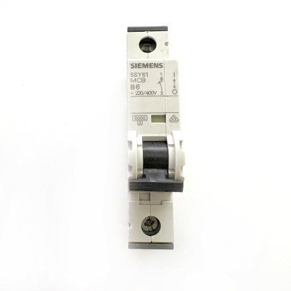 Siemens 5SY61 B6 6A 6 Amp MCB Circuit Breaker Type B